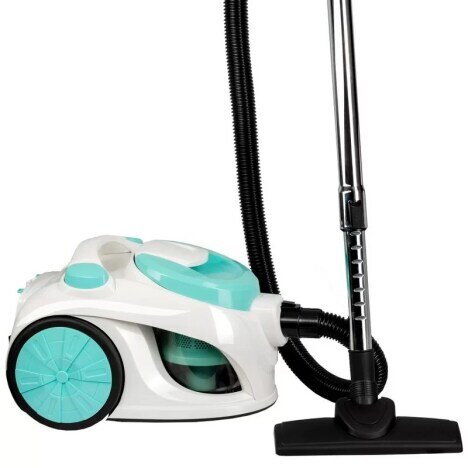 Aspirator fara sac Hausberg HB-2005 Cyclone Vacuum Cleaner, 3L, 700W, 79dB, Alb/Turcoaz