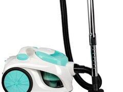 Aspirator fara sac Hausberg HB-2005 Cyclone Vacuum Cleaner, 3L, 700W, 79dB, Alb/Turcoaz